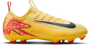 Nike Mercurial Vapor 16 Academy KM Kinder Fußballschuh gelb Seitenansicht