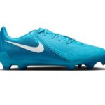 Nike Phantom GX 2 Academy FG/MG Fußballschuh blau Seitenansicht