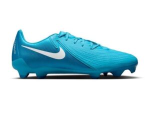 Nike Phantom GX 2 Academy FG/MG Fußballschuh blau Seitenansicht