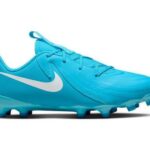 Nike Phantom GX 2 Academy Kinder Fußballschuh blau Seitenansicht