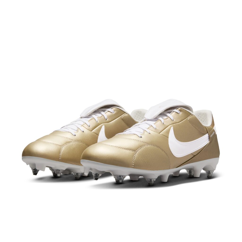 Nike Premier 3 SG-Pro AC Fußballschuh gold Detailansicht