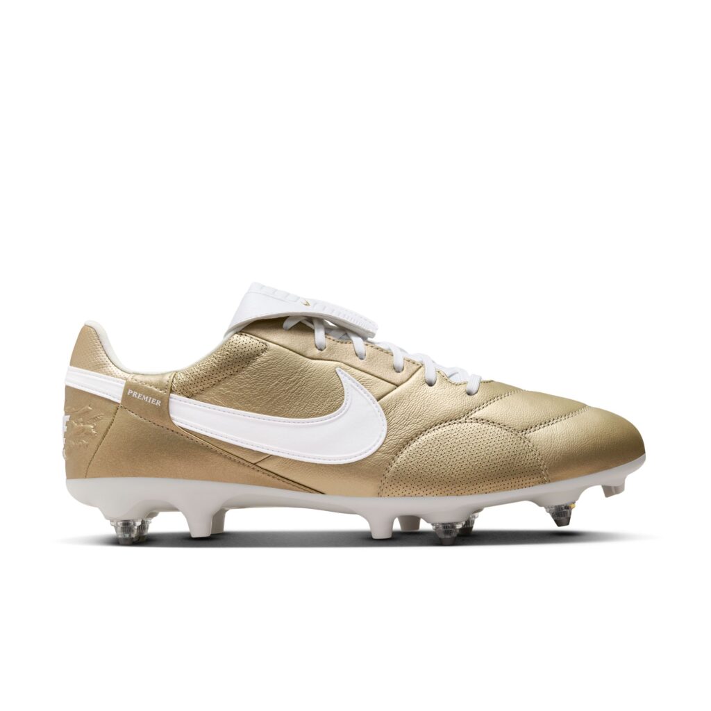 Nike Premier 3 SG-Pro AC Fußballschuh gold Seitenansicht