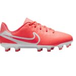 Nike Tiempo Legend 10 Academy Kinder Fußballschuh rot Seitenansicht