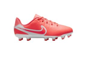 Nike Tiempo Legend 10 Academy Kinder Fußballschuh rot Seitenansicht
