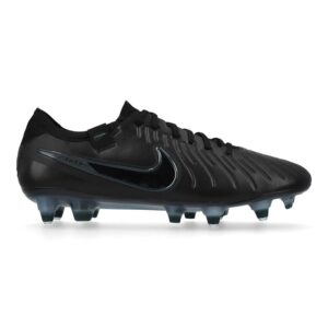 Nike Tiempo Legend 10 Elite SG Pro AC schwarz Fussballschuh Seitenanschit