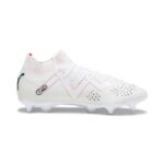 Puma Future Pro MxSG Fußballschuh in Weiß/Rot – Innenseite