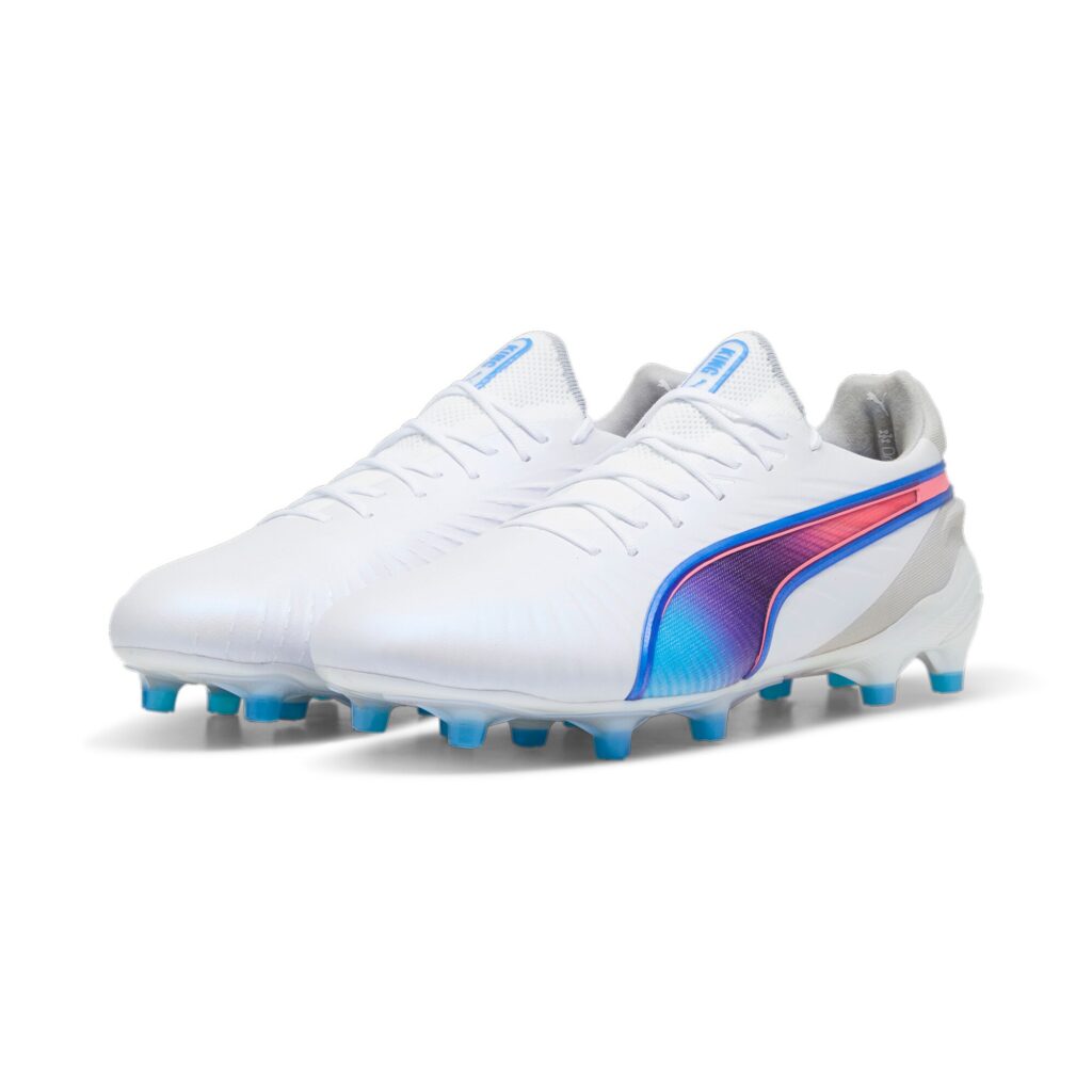 Puma King Ultimate FG/AG Fußballschuh weiß Paaransicht