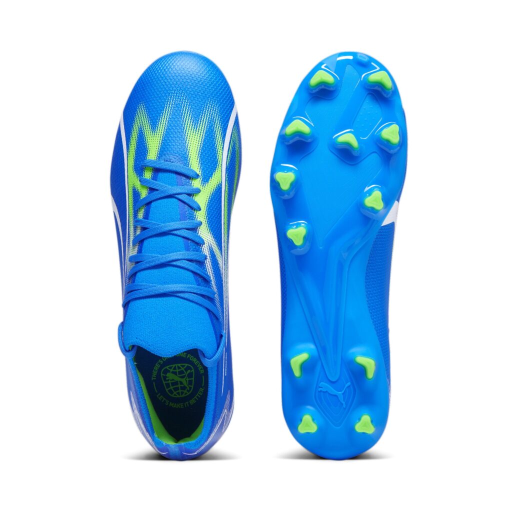 Puma Ultra Match FG/AG Fußballschuh in Blau – Sohle