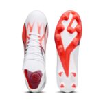 Puma Ultra Match FG/AG Fußballschuh in Weiß/Rot – Sohle