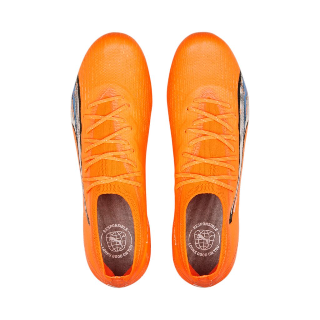 Puma Ultra Ultimate FG/AG Fußballschuh in Orange – oben