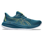 ASICS Gel-Cumulus 26 Herren-Laufschuh in Petrolblau – Seitenansicht