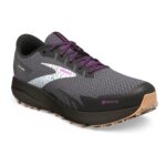 Brooks Divide 4 GTX Damen-Trailrunningschuh in Schwarz/Grau – Vorderseite