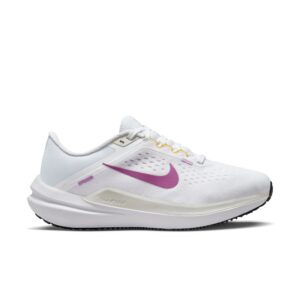 Nike Air Winflo 10 Damen-Laufschuh in Weiß/Lila – Seitenansicht