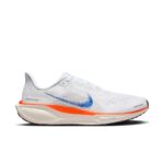 Nike Air Zoom Pegasus Herren-Laufschuh in Weiß/Blau/Orange – Seitenansicht