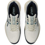 Asics Gel-Challenger 15 Clay Herren Tennisschuh weiß blau Oberseite