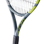 Babolat Evo Aero Gen 2 Tennisschläger grau gelb besaitet Detailansicht