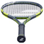 Babolat Pure Aero 98 Gen 9 Tennisschläger grau gelb unbesaitet Detailansicht