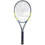 Babolat Pure Aero 98 Gen 9 Tennisschläger grau gelb unbesaitet Vorderansicht