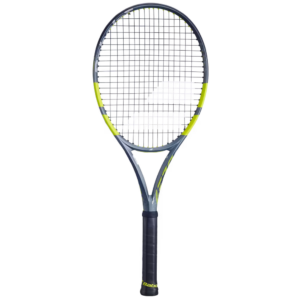 Babolat Pure Aero 98 Gen 9 Tennisschläger grau gelb unbesaitet Vorderansicht