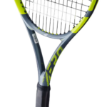 Babolat Pure Aero Gen 9 Tennisschläger grau gelb unbesaitet Herzansicht