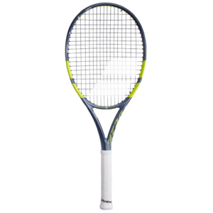 Babolat Pure Aero Lite Gen 9 Tennisschläger grau gelb unbesaitet Vorderansicht
