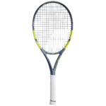 Babolat Pure Aero Team Tennisschläger grau gelb unbesaitet Vorderansicht