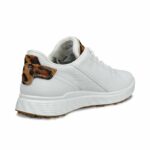 ECCO Golf S-Casual Damen Golfschuh weiß-leo Hinteransicht