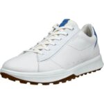 ECCO Street Vibe Herren Golfschuh weiß-blau Vorderansicht