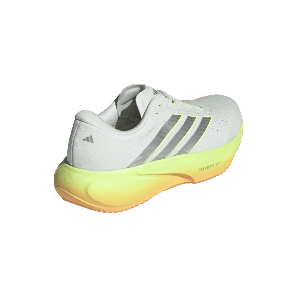 Adidas Supernova Rise 3 Herren grau gelb Rückansicht mit Fersenkonstruktion