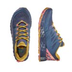 La Sportiva Lycan GTX Damen Trailrunning-Schuh blau Oberseite und Innenseite