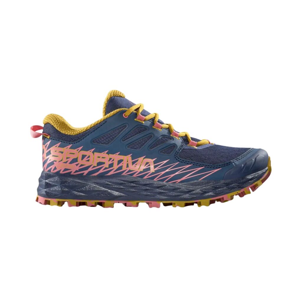 La Sportiva Lycan GTX Damen Trailrunning-Schuh blau Seitenansicht