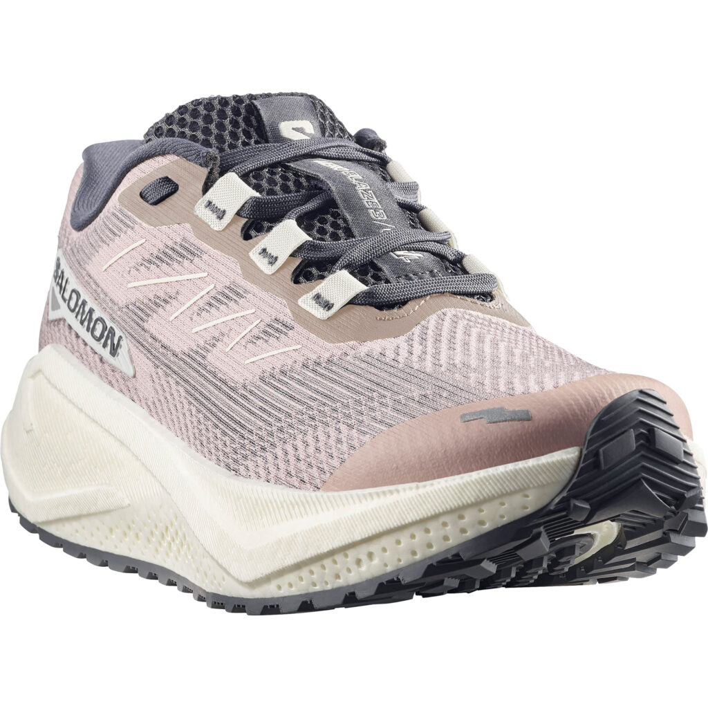 Salomon Aero Blaze 3 GRVL Damen Laufschuh rosa Vorderansicht