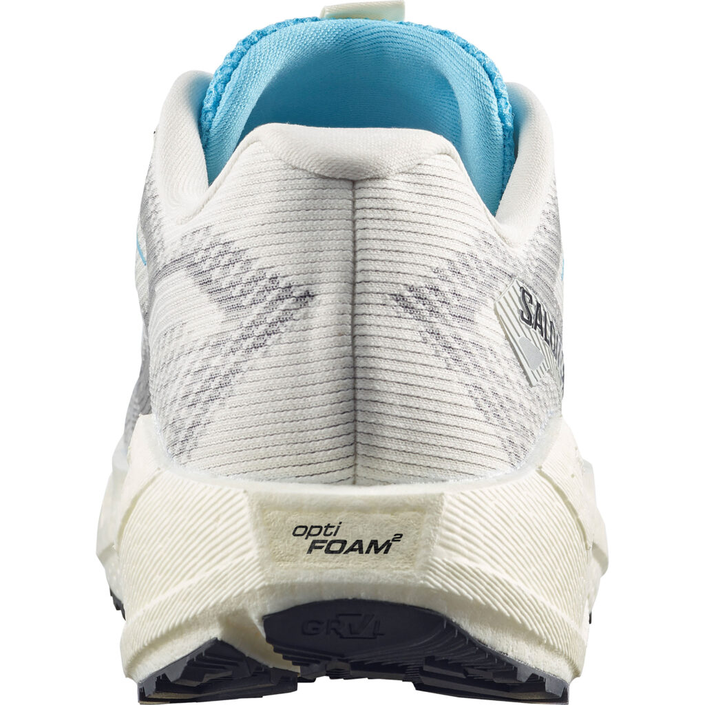 Salomon Aero Blaze 3 GRVL Laufschuh weiß SeitenansichtSalomon Aero Blaze 3 GRVL Laufschuh weiß Herren Hinteransicht