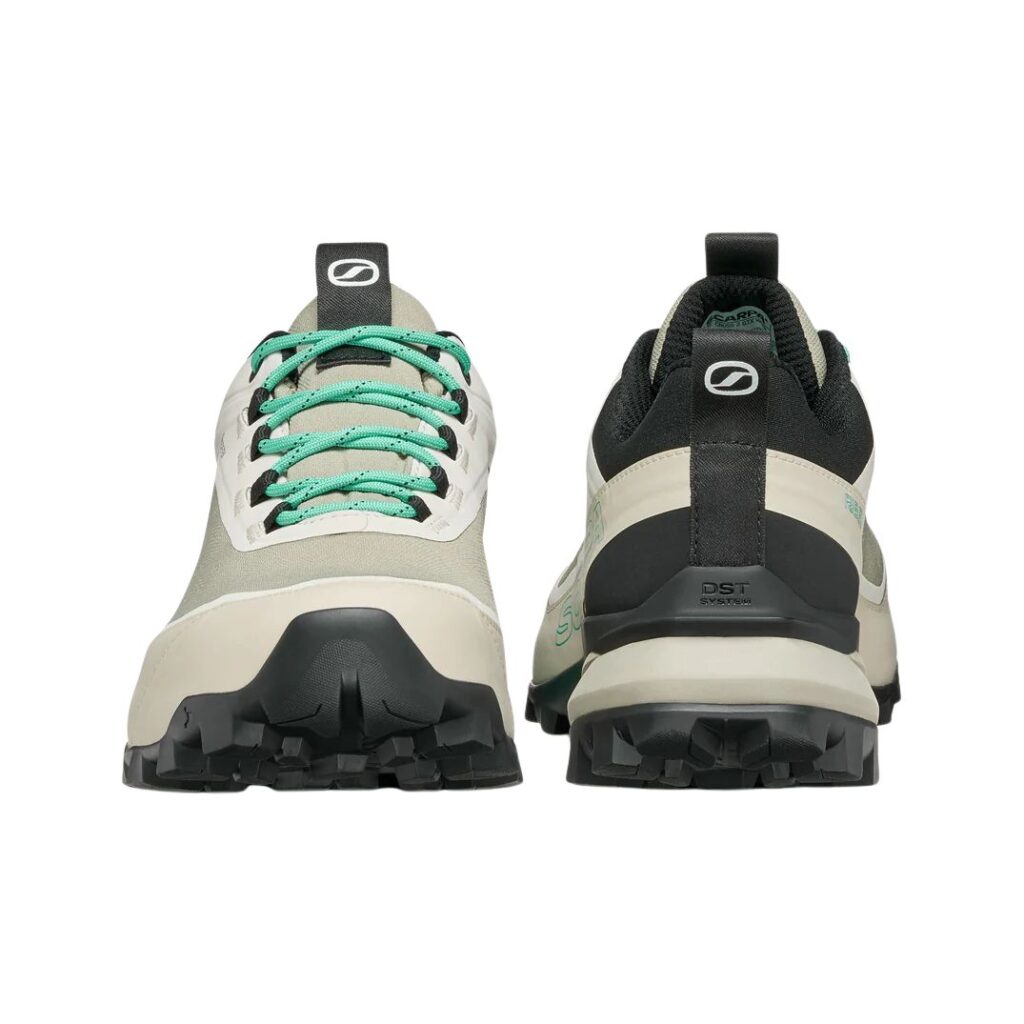 Scarpa Ribelle Cross 2 GTX Damen grau-türkis Vorderseite und Rückseite