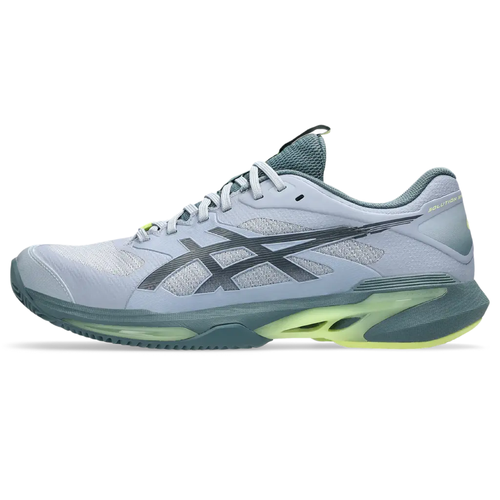 Asics Solution Speed FF 4 Clay Herren Tennisschuh grau blau Innenseite