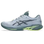 Asics Solution Speed FF 4 Clay Herren Tennisschuh grau blau Innenseite