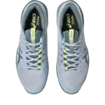 Asics Solution Speed FF 4 Clay Herren Tennisschuh grau blau Oberseite