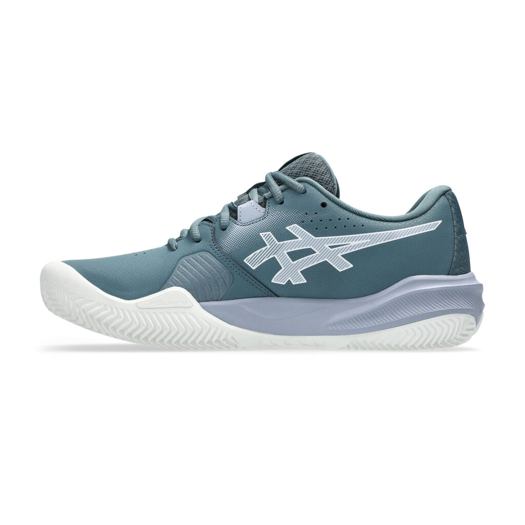 Asics Gel-Challenger 15 Clay Herren Tennisschuh grau blau Innenseite