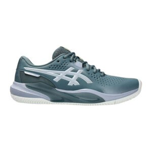 Asics Gel-Challenger 15 Clay Herren Tennisschuh grau blau Seitenansicht