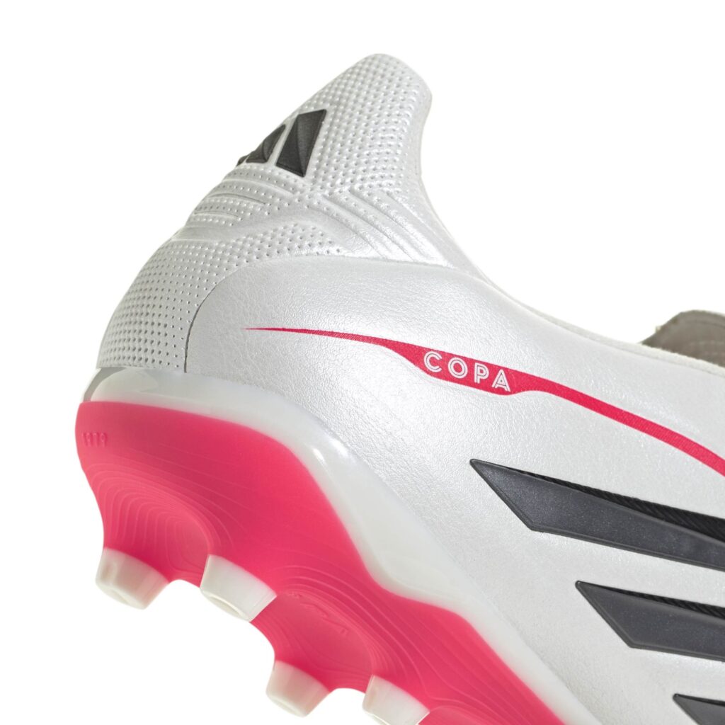 Adidas Copa Pure IV League FG Fußballschuh grau-rot Detailansicht Ferse