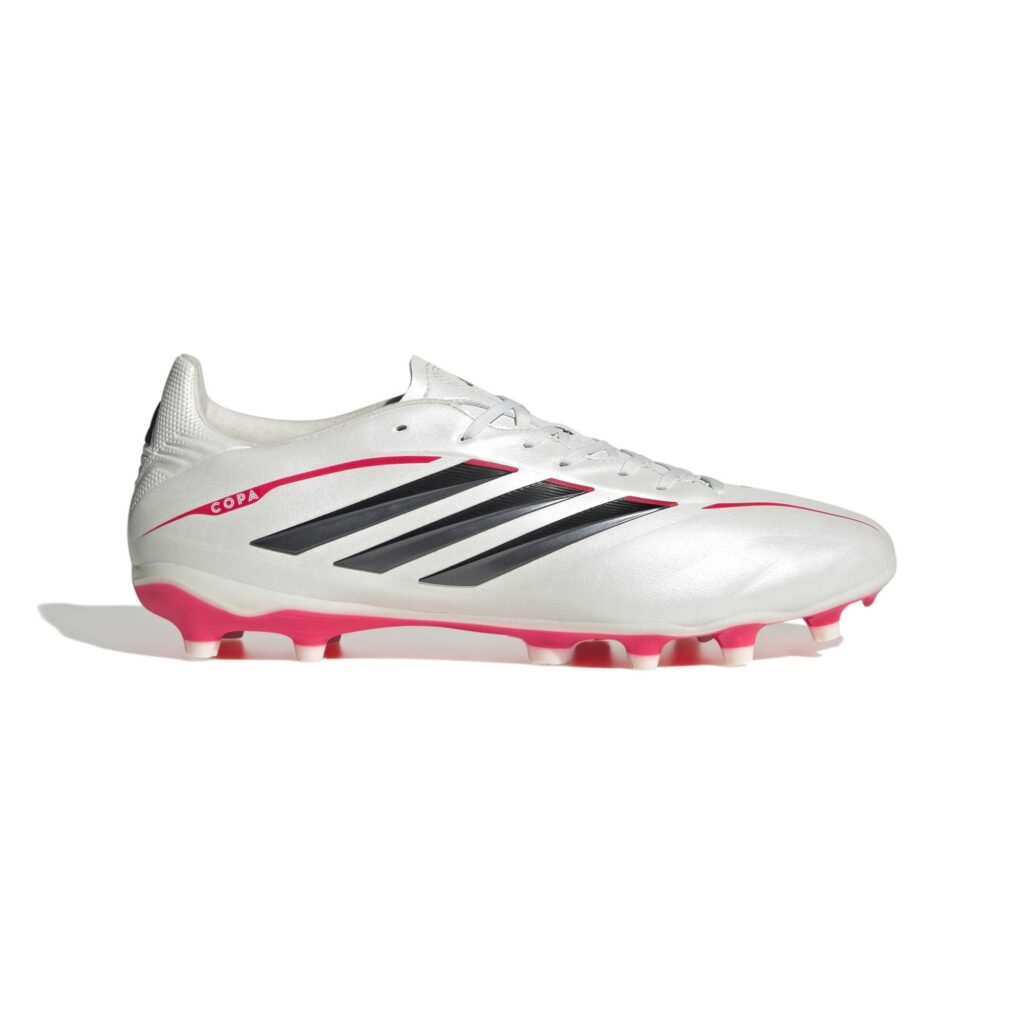 Adidas Copa Pure IV League FG Fußballschuh grau-rot Seitenansicht