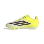 Adidas F50 Club Kinder Fußballschuh gelb Innenansicht