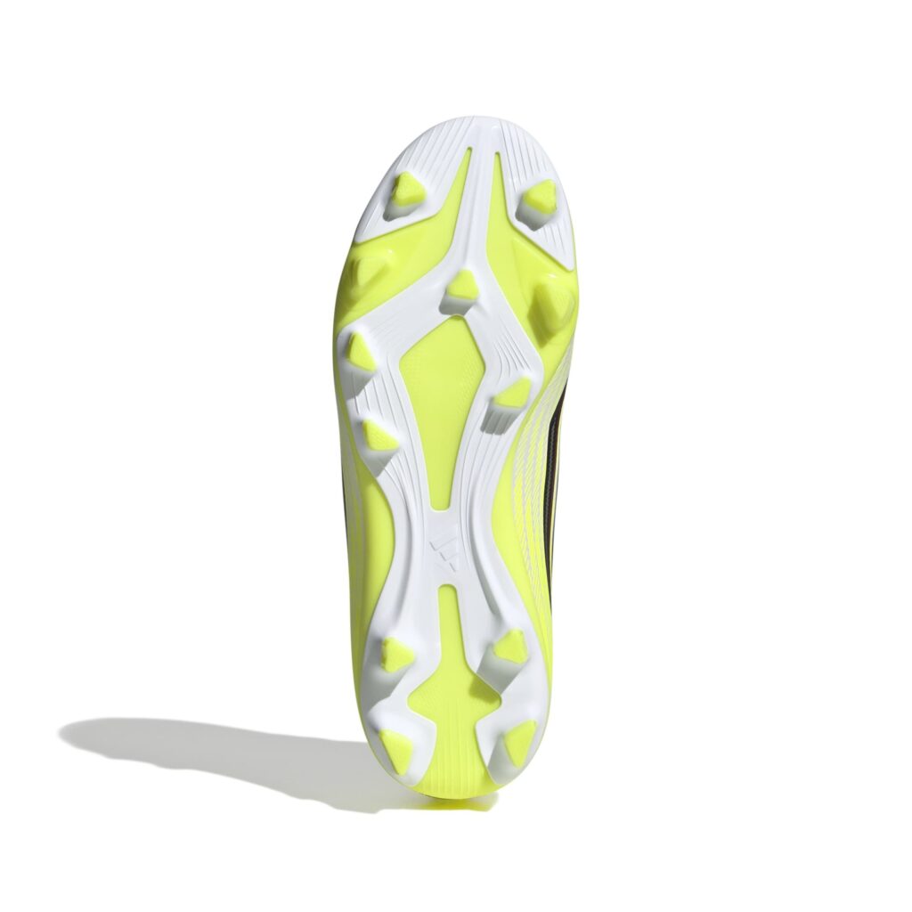 Adidas F50 Club Kinder Fußballschuh gelb Sohlenansicht