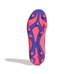 Adidas F50 Hyperfast Club Kinder Fußballschuh weiß-pink Sohlenansicht