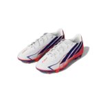 Adidas F50 Hyperfast Club Kinder Fußballschuh weiß-pink Vorderansicht