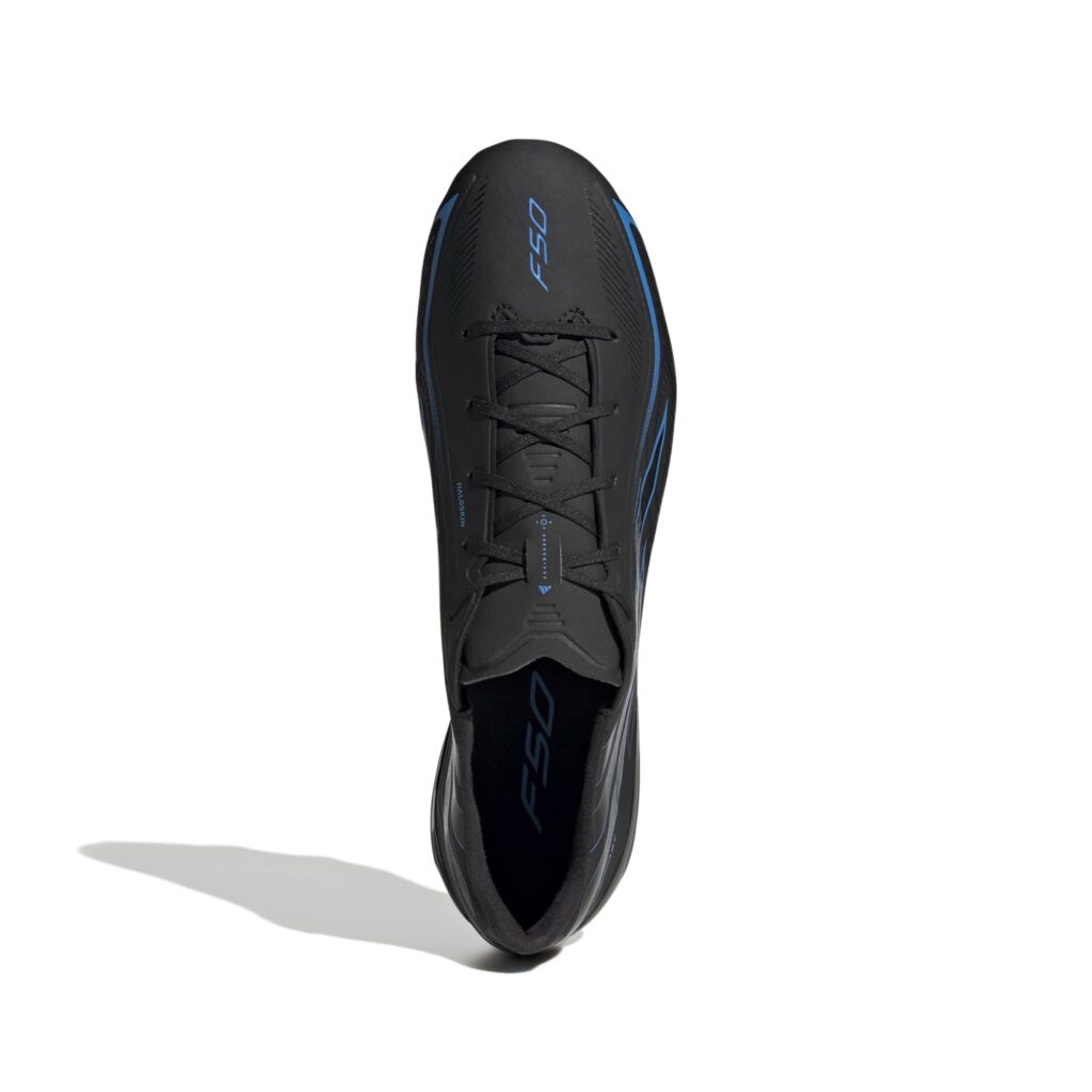 Adidas F50 Hyperfast League FG Fussballschuh schwarz Ansicht oben