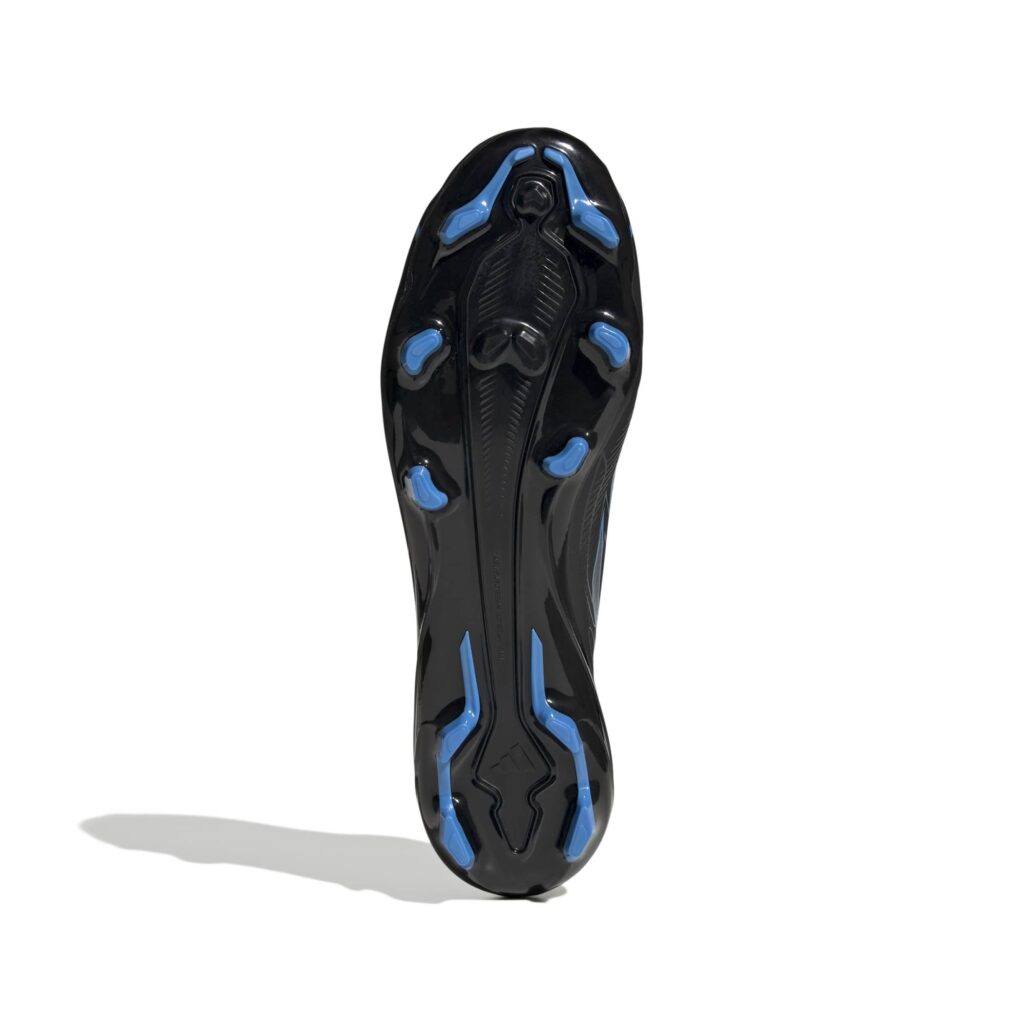Adidas F50 Hyperfast League FG Fussballschuh schwarz Sohlenansicht