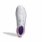 Adidas F50 Hyperfast League Kinder FG Fußballschuh weiß-pink Ansicht oben