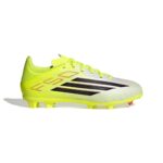 Adidas F50 League FG/MG Fußballschuh gelb Seitenansicht