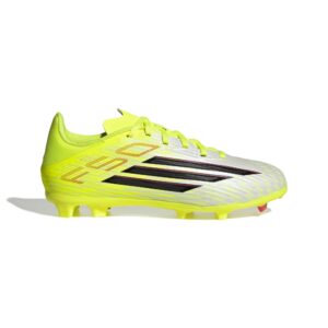 Adidas F50 League FG/MG Fußballschuh gelb Seitenansicht